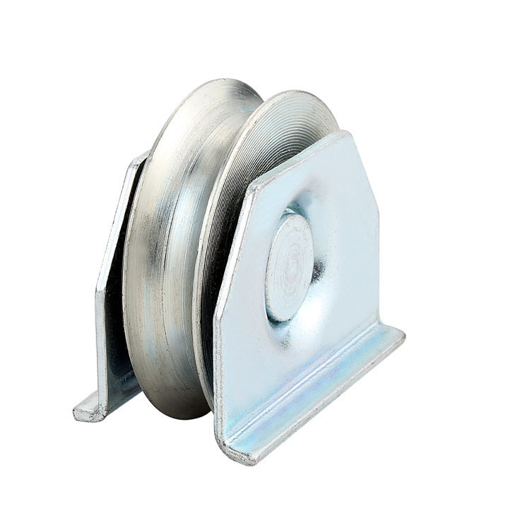 sliding gate wheel with double plates