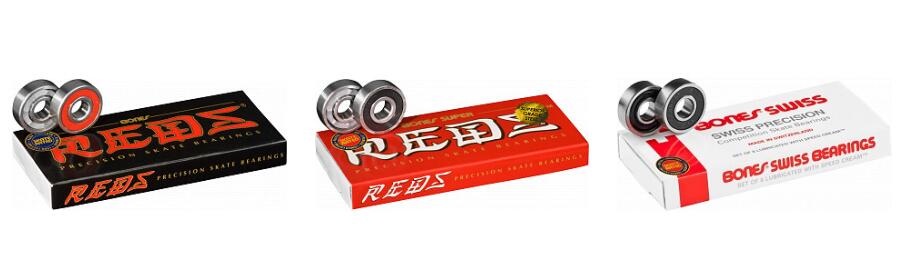 Ceramic Super REDS Skateboard Bearings 