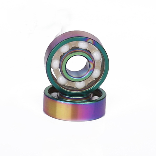  Colorful Titanium Coated skateboard bearings
